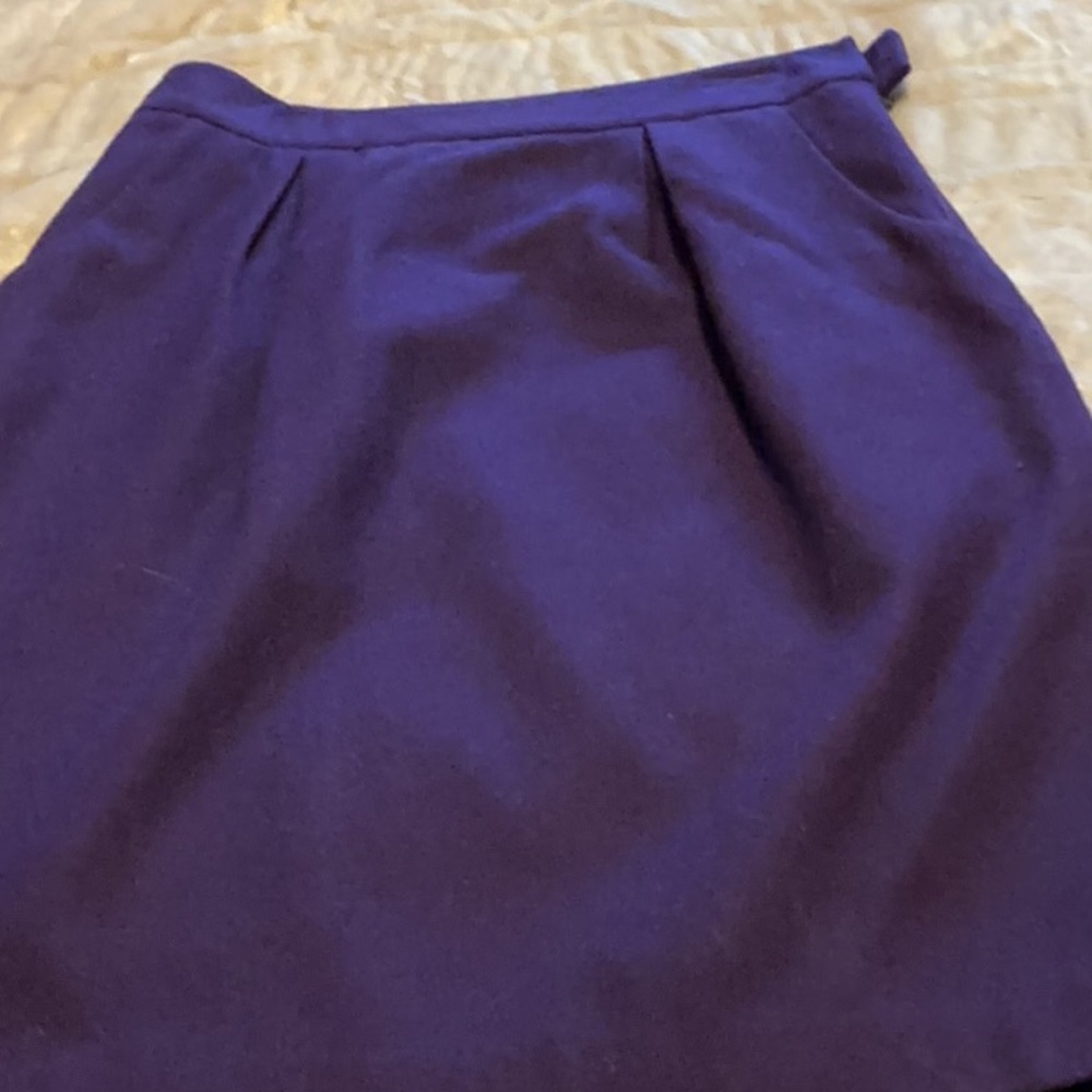 Simply Vera Vera Wang Deep Purple Pencil Skirt
